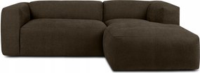 Modulárna rohová sedačka do obývačky pravá mäkká Konsimo Buffo hnedá