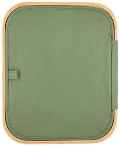 Kôš na bielizeň NOLVIO 40 L, zelený