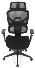 Autronic BONTEC Kancelárska stolička, synchrónny mechanizmus, čierna látka, KA-Q8203 BK Farba: Čierna