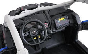 Ramiz Elektrická bugina Maverick Turbo RR pre deti modro-sivá + kolesá