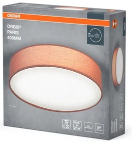 Osram - Stropné svietidlo ORBIS PARIS 2xE27/25W/230V pr. 40 cm hnedé