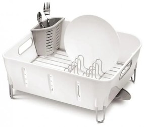 Simplehuman Odkvapkávač na riad Simplehuman - Compact, biely plast