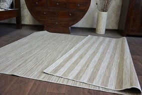 Exteriérový Obojstranný Koberec SIZAL DOUBLE 29203/750 Pásky hnedý/béž