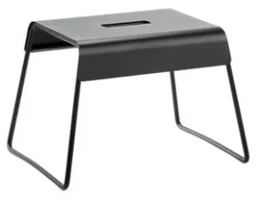 Čierna oceľová stolička Zone A-Stool