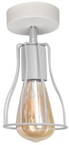 Prisadený luster TUBE II 1xE27/15W/230V biela