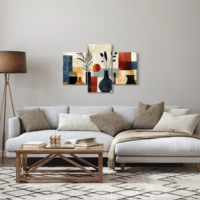 Obraz - Kubistické vázy (90x60 cm)