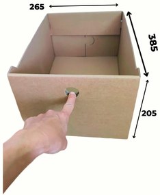Úložné boxy na oblečenie, organizéry do skrine EKO KARTON 27x40x21 - zásuvka