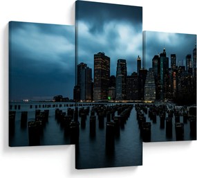 Obraz - Pohľad na mrakodrapy New Yorku (90x60 cm)