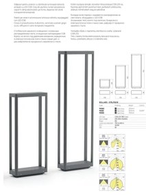 Redo 90580 - LED vonkajšie svietidlo WAKE LED/8W/230V 3000K 20 cm IP65 antracit