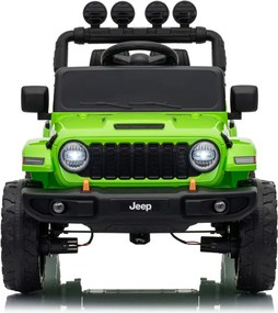 LEAN CARS Akumulátorové vozidlo Jeep Rubicon DK-JWR558 24 V, zelené