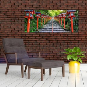 Obraz - Svätyňa Kifune (120x50 cm)