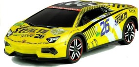LEAN Toys Diaľkovo ovládané športové auto s ovládačom R/C, žlté