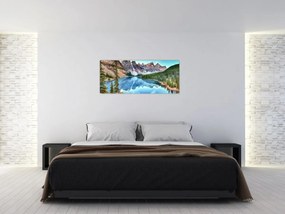 Obraz - Moraine lake (120x50 cm)