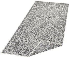 NORTHRUGS - Hanse Home koberce Kusový koberec Twin-Wendeteppiche 103116 grau creme – na von aj na doma - 120x170 cm