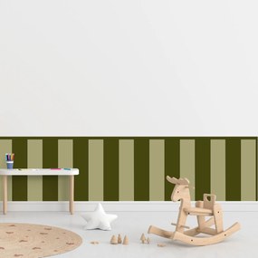 PIPPER. Textilná samolepiaca tapeta - Obdĺžnik - Khaki farba Farba: Kombinácia, Veľkosť: 60 cm