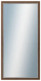 DANTIK - Zrkadlo v rámu, rozmer s rámom 50x100 cm z lišty TAIGA hnedá (3107)