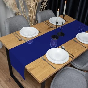 Biante Dekoračný behúň na stôl Rongo RG-078 Kráľovská modrá 20x120 cm