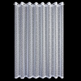 ZÁCLONA NA KRÚŽKOCH AMANDA 300 CM X 250 CM BIELA