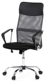 Autronic BONTEC Kancelárska stolička, hojdací mechanizmus, šedá sieťovina, KA-E305 GREY Farba: Šedá