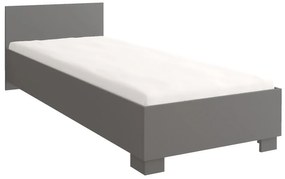 Jednolôžková posteľ 90 cm Oleg II (biela + sivá). Vlastná spoľahlivá doprava až k Vám domov. 1071611