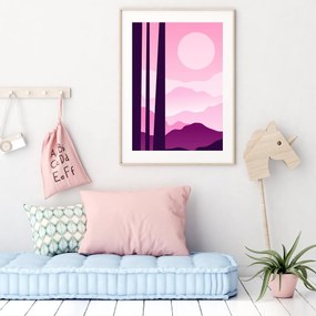 Plagát - Horská krajina (A4)