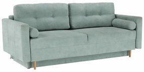 Pohovka rozkladacia, mentol látka Queens, AURELIA