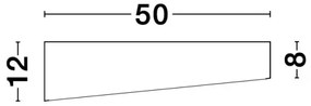 LED stropné svietidlo Maggio 50 čierne