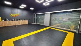 Dlaždica Fortelock Invisible ECO Classic, 468 x 468 mm, grafit/hadia koža