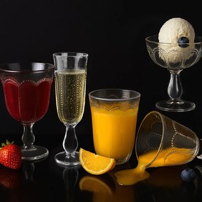 Súprava 4 ks pohárov DAPHNE 450 ml číra