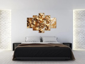 Obraz - Mramor so zlatom (150x105 cm)