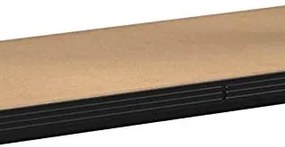 Regál 180x90x40 cm čierny