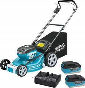 Set Akumulátorová kosačka 2x18V Dedra DED6997X 2x akumulátor nabíjačka