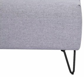 2-místná pohovka Zenia 141 cm šedá