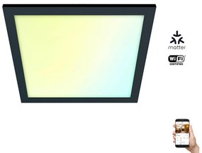 WiZ WiZ - LED Stmievateľné stropné svietidlo SUPERSLIM LED/36W/230V čierna Wi-Fi WI0065