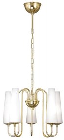 Zuma Line 1127 - Luster na reťazi MAGNUM 5xE14/40W/230V zlatá