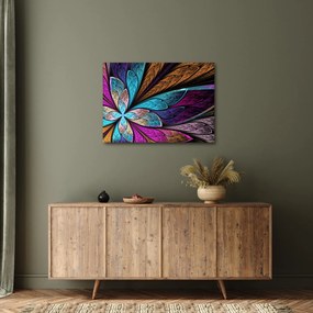 Obraz - Abstrakcia, kvetina (70x50 cm)