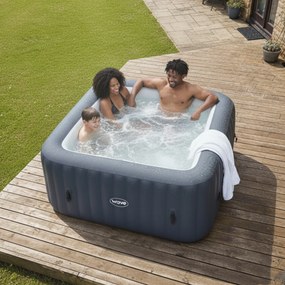 Nafukovacia vírivka CF PACIFIC 4 GREY RATTAN