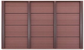 Podložka pod záhradnú sprchu hnedej farby