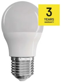 EMOS LED žiarovka Classic Mini Globe, E27, 8 W, neutrálna biela