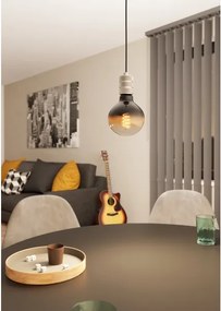 Eglo 43802 - Luster na lanku YORTH 1xE27/40W/230V chróm