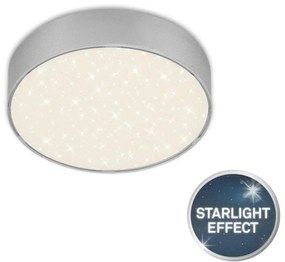 Briloner 7072-414 -LED Stropné svietidlo STAR SKY LED/11W/230V pr. 15 cm strieborná