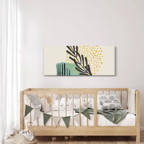 Obraz - Abstraktné listy N⁰3 (120x50 cm)
