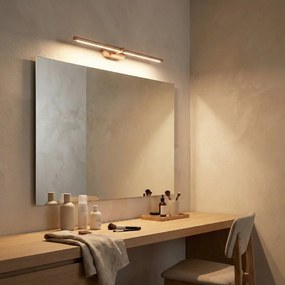 Toolight Toolight, LED nástenné svietidlo 60cm, 13W, 4000K, 1000lm, APP1896-1W, medená matná, OSW-66051