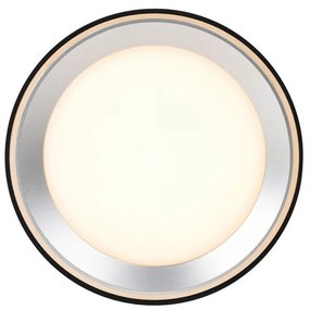 Nordlux Čierne prisadené kúpeľňové LED svietidlo Landon 8 6,5W 2110660103