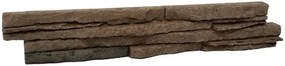 Obklad Vaspo kameň považan hnedá 6,7x37,5 cm reliéfna V53202
