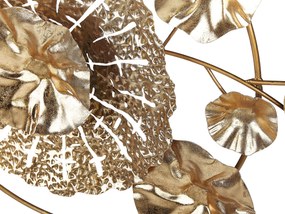 Nástenná dekorácia zlatá CHROMI Beliani