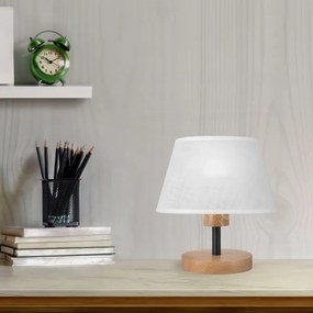 Brilagi - LED Stolná lampa ANTHONY 1xE14/40W/230V dub/biela