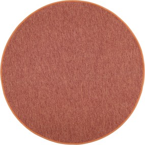 Vopi, AKCIA: 100x100 (průměr) kruh cm Kusový koberec Astra terra kruh, oranžová, chodba / predsieň