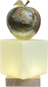 Stmievateľná lampa LED CUBE APPLE GREEN ONYX 10*25