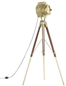 Lampa na statíve 193 cm mangovníkový masív 286204